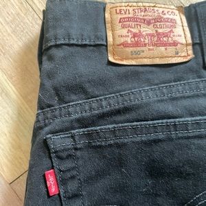 Levi’s 550 Black Jeans